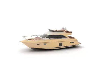 Luxury Yacht model pack Low-poly 3D model