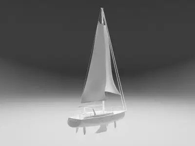 Sailing Ship Free low-poly 3D model purchase