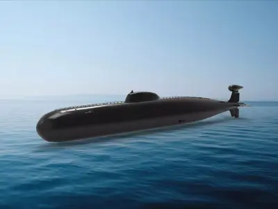 Victor-class submarine 3D model purchase