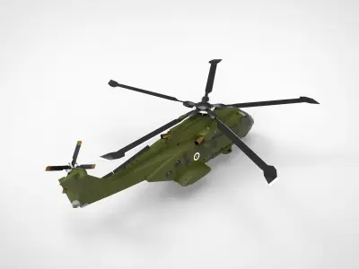 AW101 EH101 Merlin 3D model