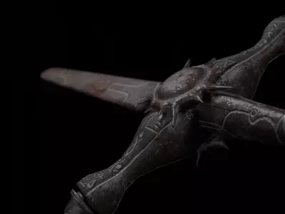 medieval fantasty weapon pack  Low-poly 3D model