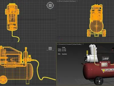 Compressor 3ds Max  fbx Free 3D model