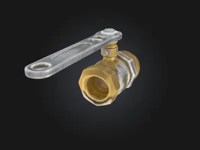 Bronze Faucet Classic Elegance  3D model