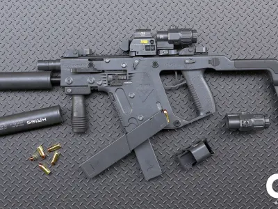 KRISS VECTOR Low-poly 3D model shop