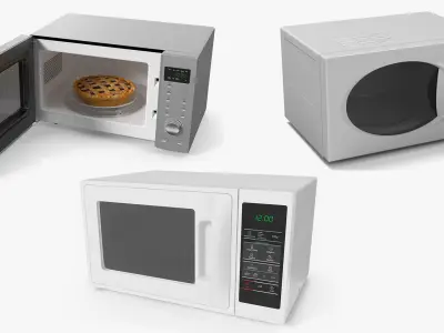Microwave Ovens Generic Collection 2 3D model