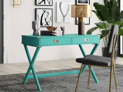 Marotta Wood Pc Office Gaming Desk Study Table - 12 Colour 3D model