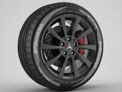 Wheel Mercedes CLS 3 3D model