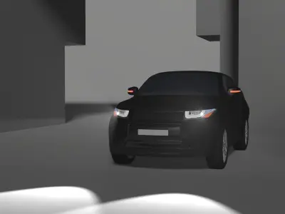 Range Rover Evoque Convertible Free 3D model