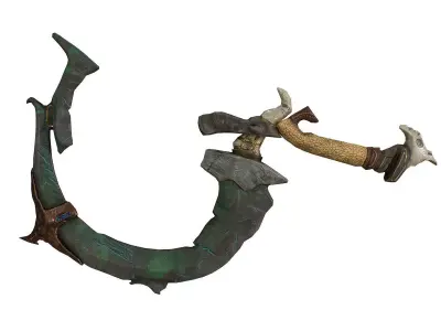 Stone Sword Low-poly 3D model purchase