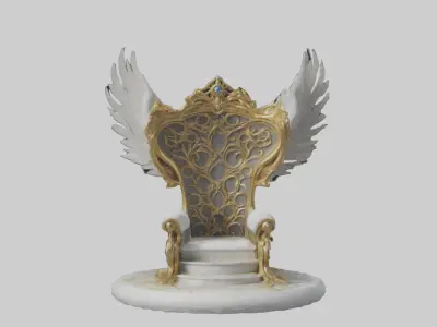 Heavenlythrone Model Low-poly 3D model