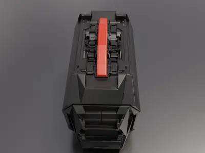 Sci-Fi Storage Crate High-poly 3D model