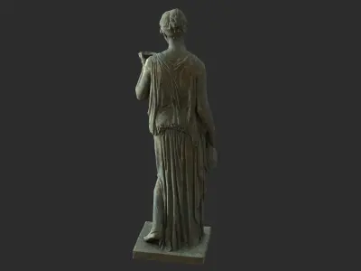 Hebe Statue - Bronze Low-poly 3D model