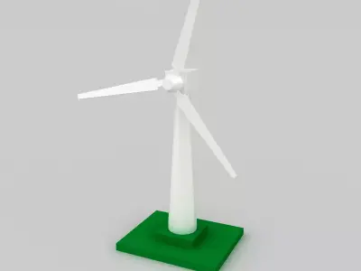 Wind Turbine 3D model shop