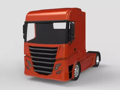 Trailer Truck Head 3D model