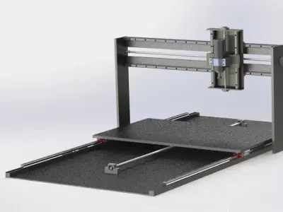 CNC for Stone working Free 3D model