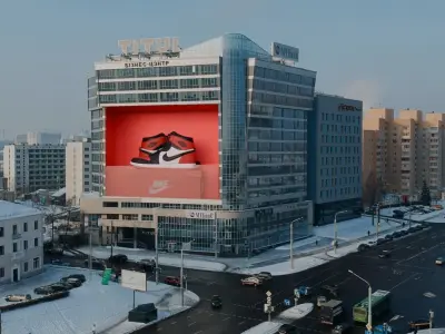 Nike Shoe 3D Advertisement 3D model