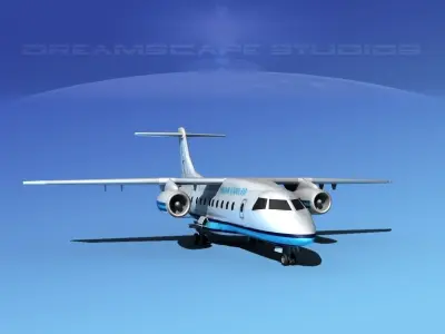 Dornier 328Jet Miami Express 3D model