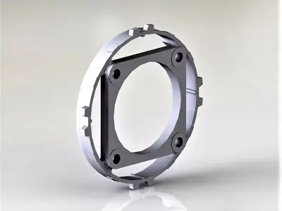 Plastic part for vacuum rate  3D model