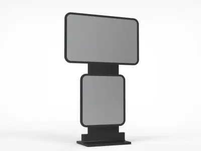 Outdoor Advertising Stand V12 3D model