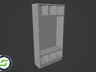 Armory - Rack and Cabinet 05 3D print model