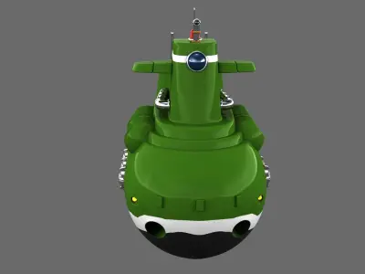 Submarine 3D model 13