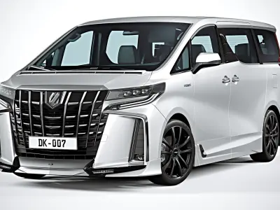 2018 Toyota Alphard TRD 3D model