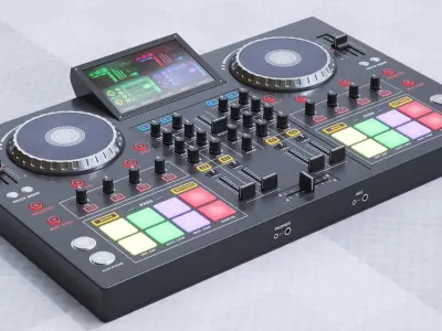 DJ Set 3D model