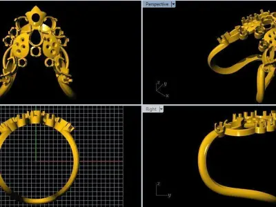 vanki Ring 3dm file 3D print model