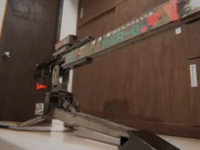 Mounted Railgun 3D model