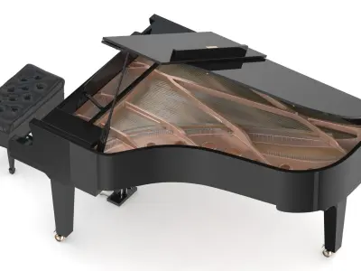 Yamaha S7X Premium Grand Piano 3D model