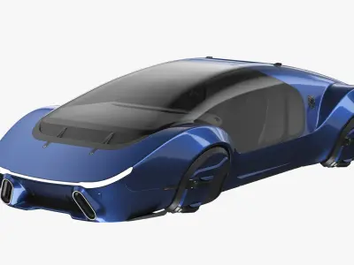 Hover Car Concept 5 3D model