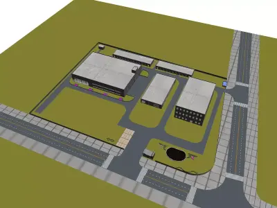 Office Building 3D model 79