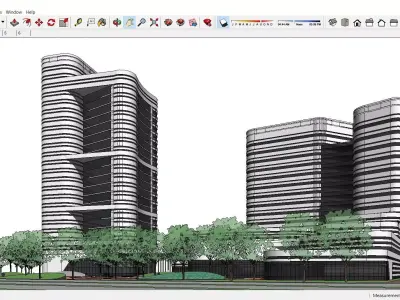 Sketchup Hotel G8 3D model