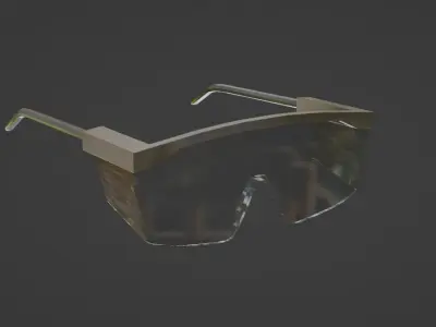 Safety glass 3D model