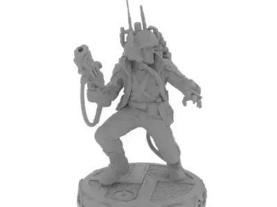 Colonial Vanguard - Sci-Fi Bug Hunter STL 3D print model