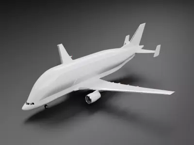 Airbus A300 Beluga 3D model buy