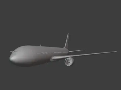 BOEING B767-300ER 3D print model