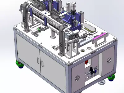 Dual-station Hot Melt Equipment  3D model