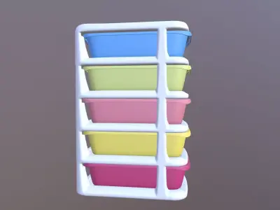 Storage Shelf 3D model