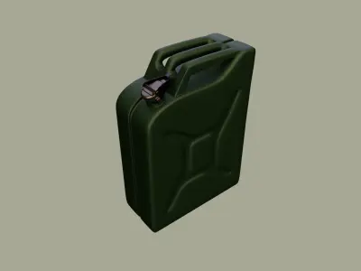 Fuel can 3D model