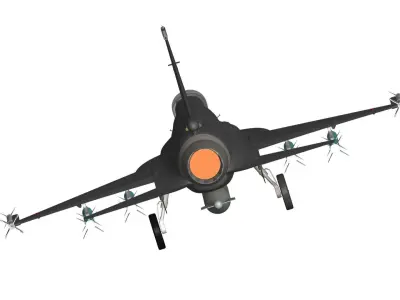 Air Force Chengdu JF-17 3D model