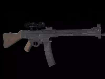 Lowpoly MP43 3D model