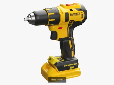 Hand Drill Collection I 9 in 1 3D Model Pack