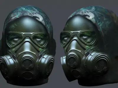 Helmet 3d model military combat Military Low-poly  Low-poly 3D model 3