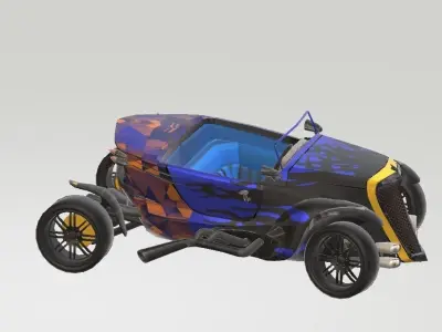 Vintage Racer Free 3D model