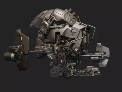 Sci-fi Drone Concept 3D model