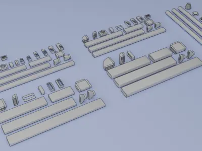 Air ventilation Low-poly 3D model