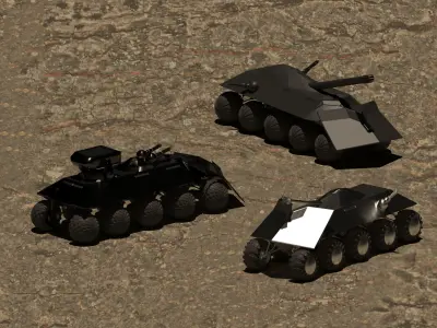 tank btr 3D model