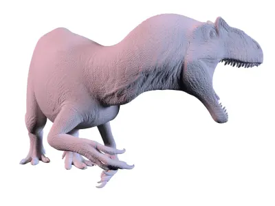 allosaurus 3dprint 3D print model