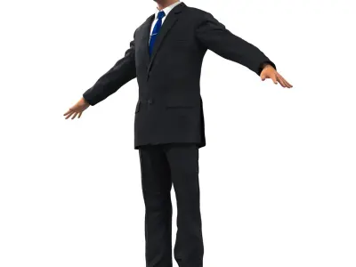 Businessman Rigged for Maya 3D model